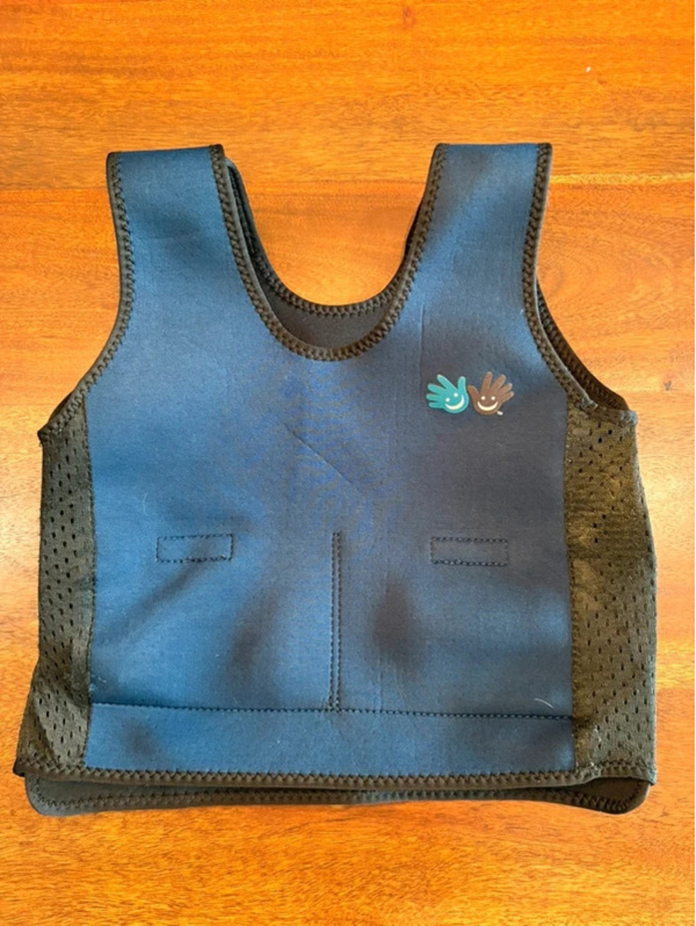 Fun and Function Weighted Compression Sensory Vest Blue Size Small